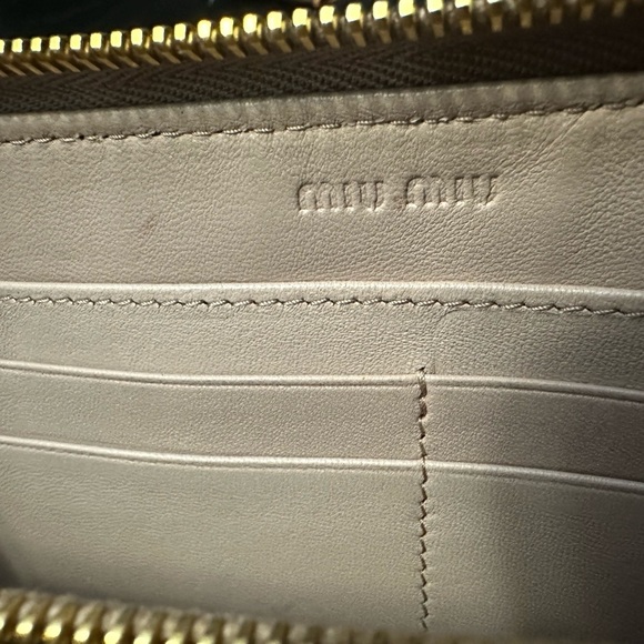 Miu Miu Quilted Leather Wallet - Picture 8 of 10